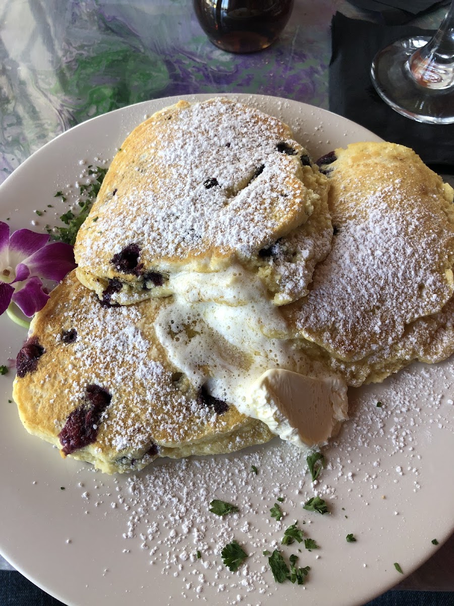 GF Blueberry Pancakes