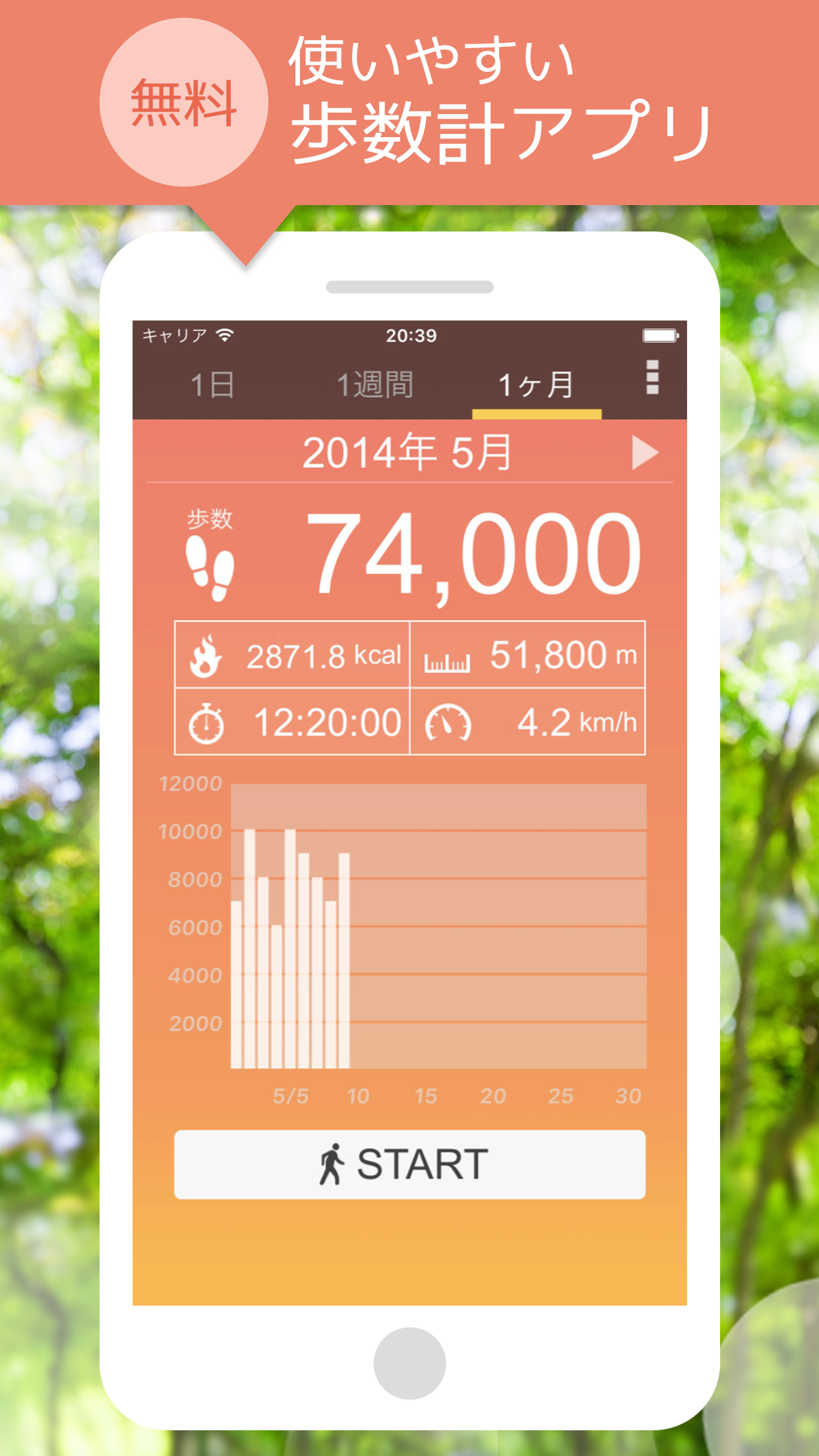 Android application Pedometer - Step Counter App screenshort