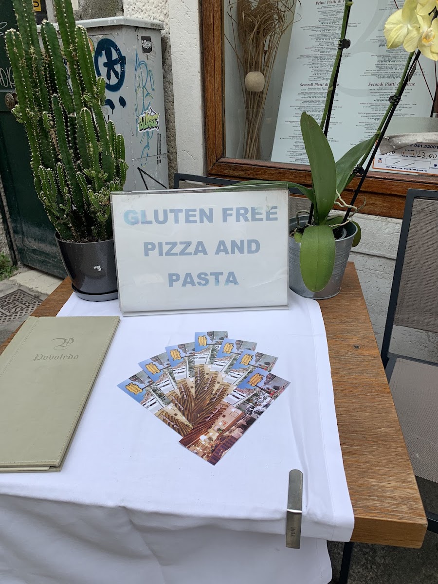 Gluten-Free at Trattoria Povoledo Venezia