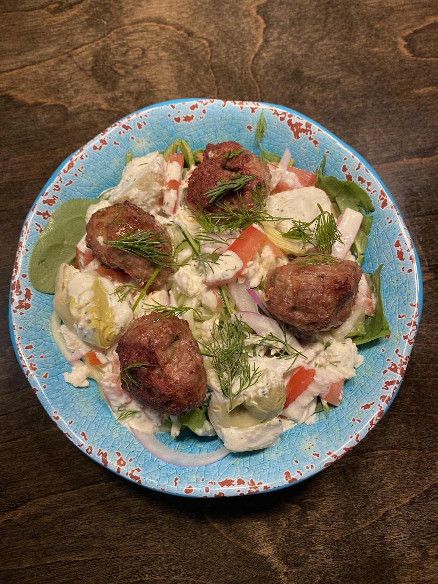 Lamb zoodle bowl