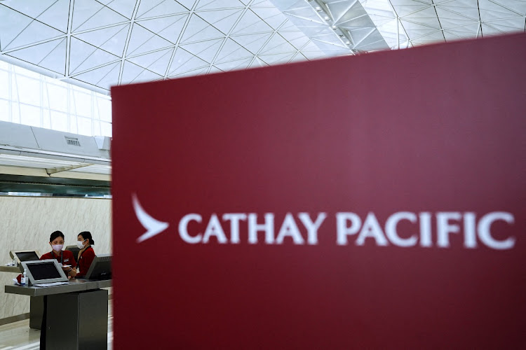 Cathay Pacific employees work at Hong Kong International Airport, in Hong Kong, China March 8 2023.Picture: REUTERS/Lam Yik