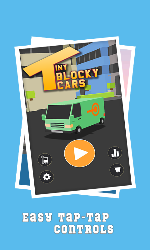 Android application Tiny Blocky Cars screenshort