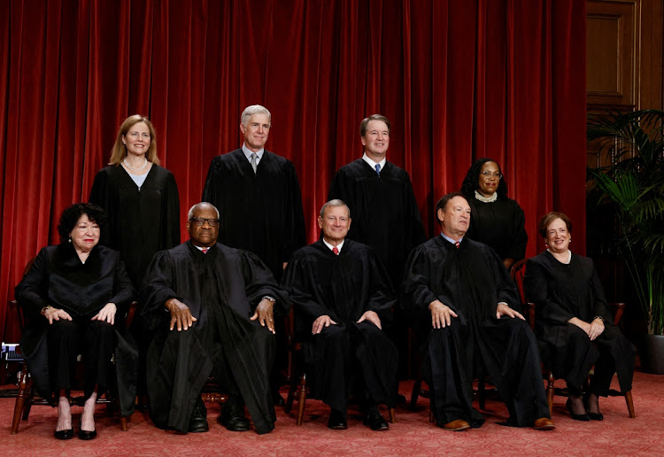 US Supreme Court justices. Picture: EVELYN HOCKSTEIN