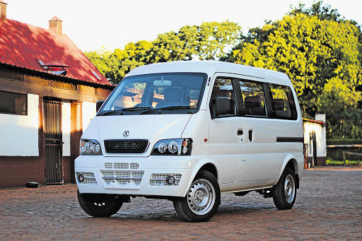 BABY BUS: The DFSK commercial vehicle is also available as a small minibus