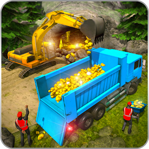 Download Gold Digger Heavy Excavator Crane Mining Games For PC Windows and Mac