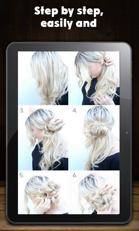 Android application Hairstyle Tutorial screenshort