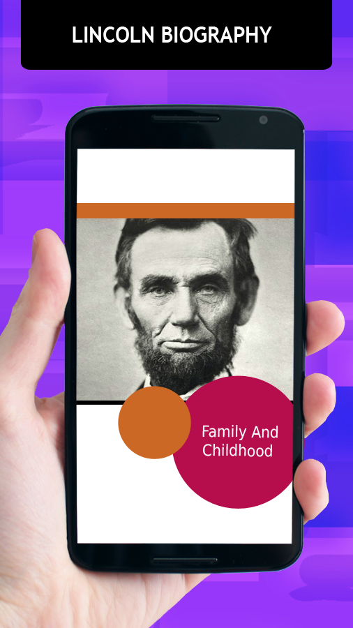 Android application Abraham Lincoln Biography screenshort