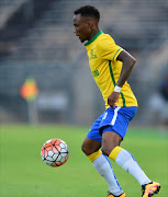 Teko Modise of Mamelodi Sundowns during the Absa Premiership match between Mamelodi Sundowns and Golden Arrows at Lucas Moripe Stadium on February 20, 2016 in Pretoria, South Africa. (Photo by Johan Rynners/Gallo Images)