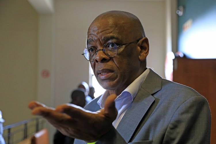 Former ANC secretary-general Ace Magashule appears in the Bloemfontein high court on May 5 2023 on charges of fraud and corruption. Magashule’s matter has been set down for trial on April 15 until June 23 2024.