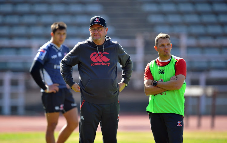 Swys de Bruin coach of Lions during the Lions training on 17 July 2018 at Johannesburg Stadium.