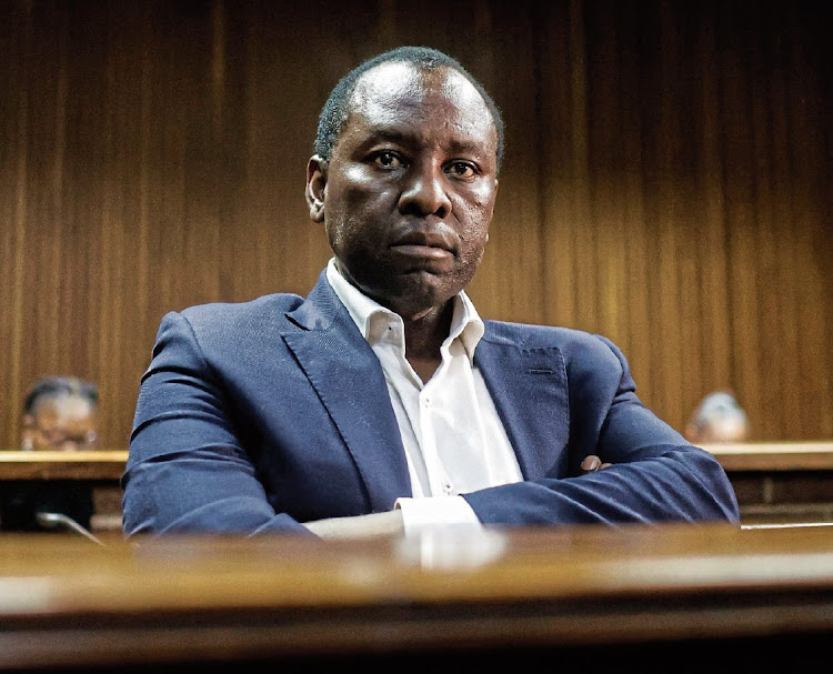Former cabinet minister Mosebenzi Zwane at a previous court appearance.