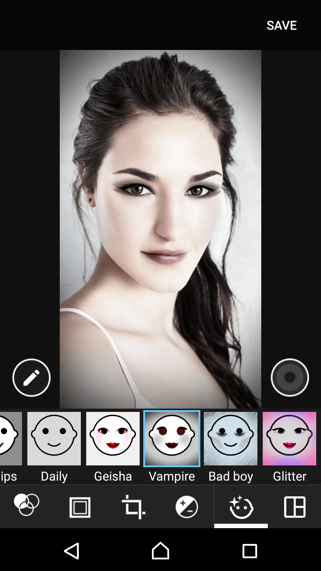 Android application Vampire screenshort