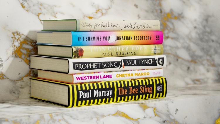 The six novels shortlisted for the Booker Prize 2023.