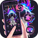 Abstract theme Mysterious dark neon P20 P 2.0.1 APK Download