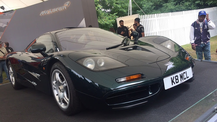 The famous McLaren F1 was a big attraction