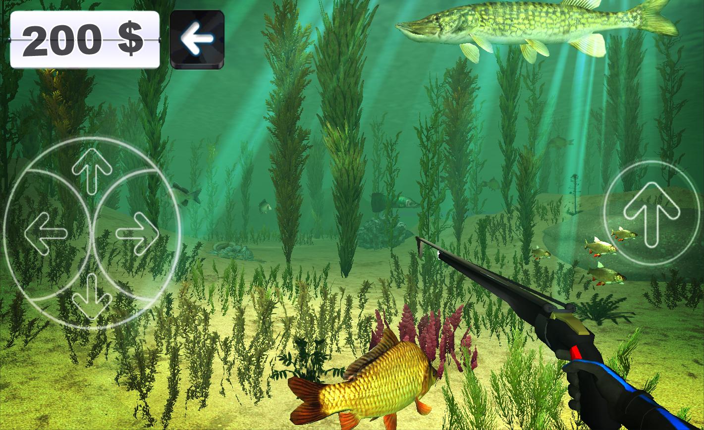 Android application Spearfishing 3D screenshort