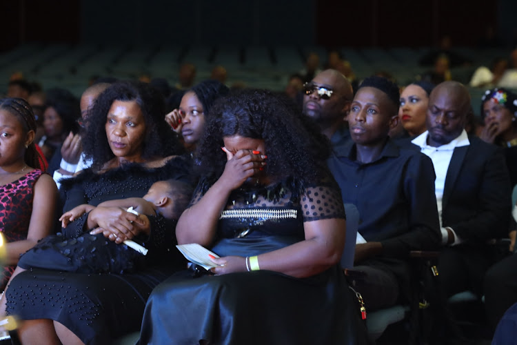 Zahara’s memorial held at Rhema Bible Church, where hundreds of people attended to bid farewell to her.