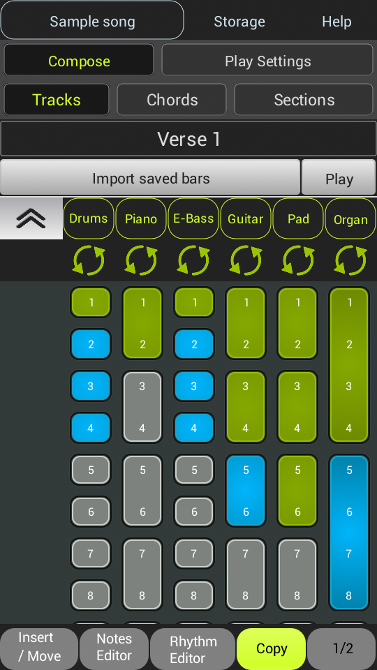 Android application Music Maker Studio screenshort