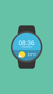 Material Weather Watch Faces screenshot for Android