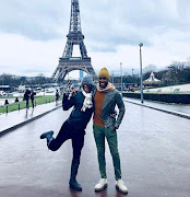 Somizi popped the question in Paris.