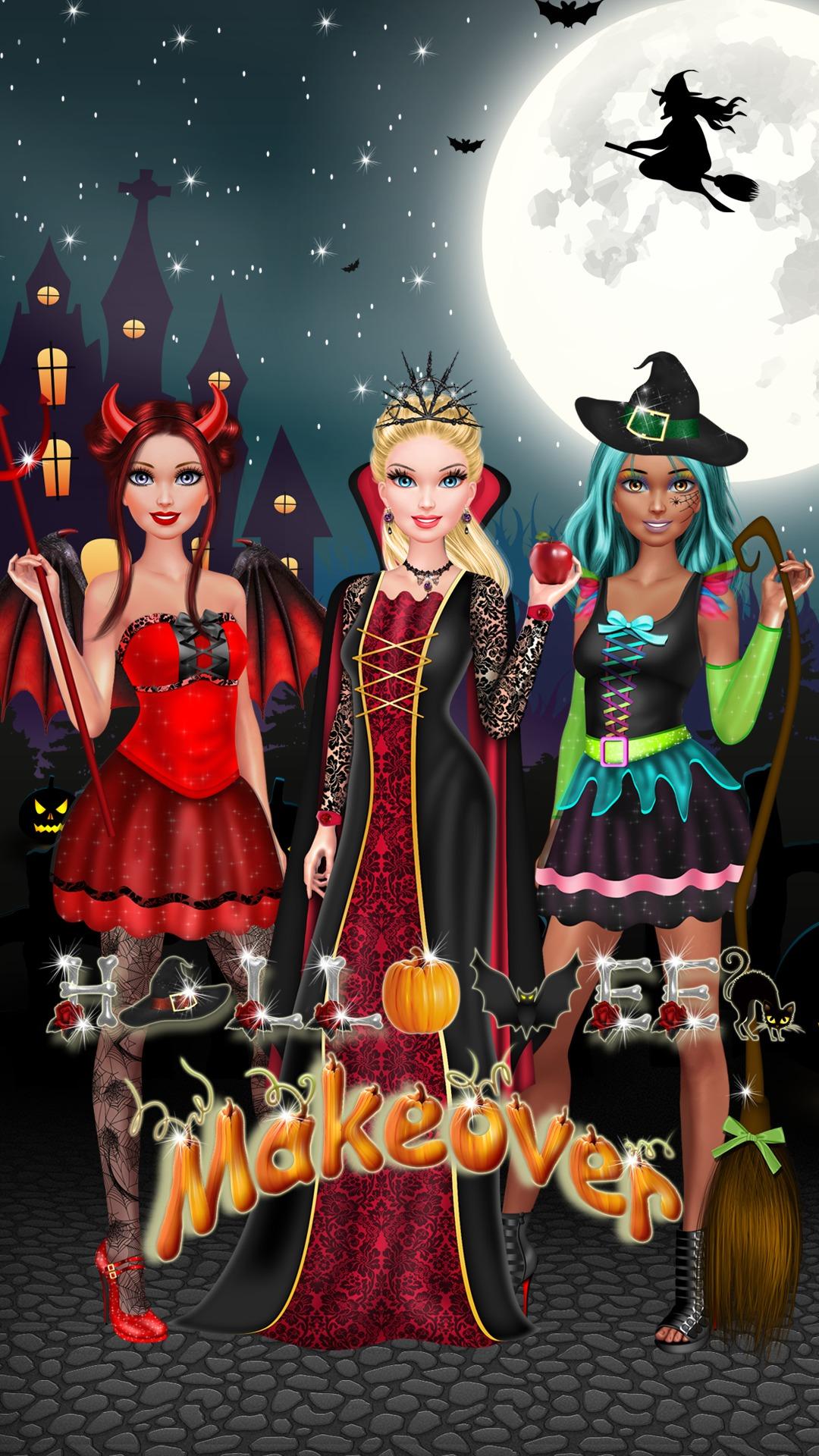 Android application Halloween Makeover FULL screenshort