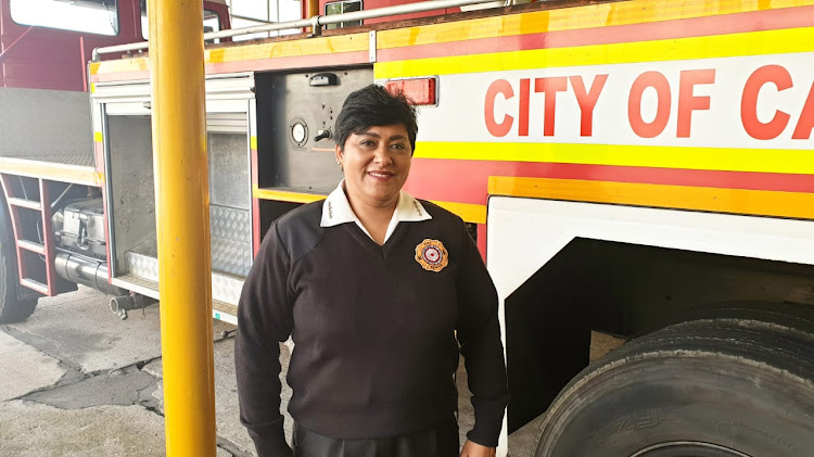 Arlene Wehr is the first woman to be appointed to a position at operations level in Cape Town's fire department since 1845.