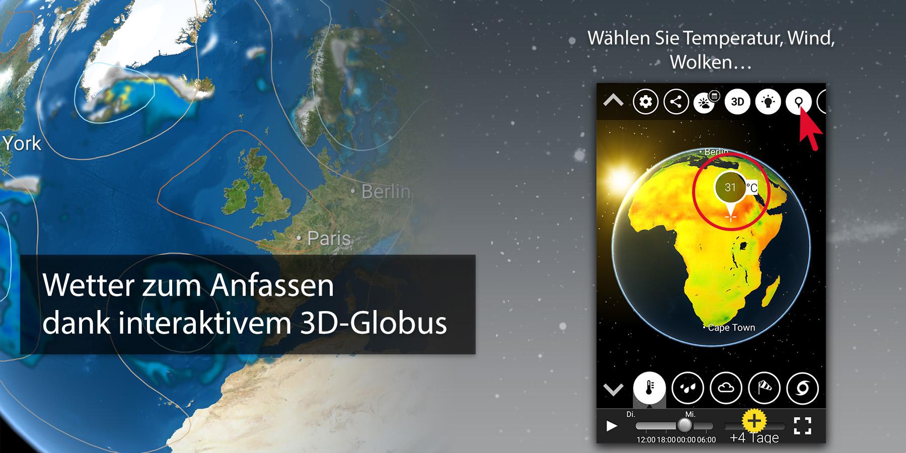 Android application MeteoEarth screenshort