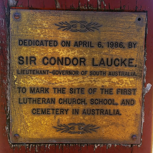 Sir Condor Laucke Dedication Plaque