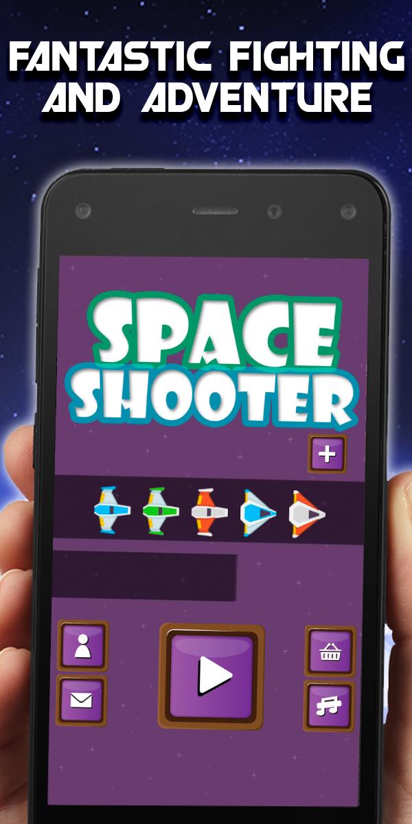 Android application Space Shooter screenshort
