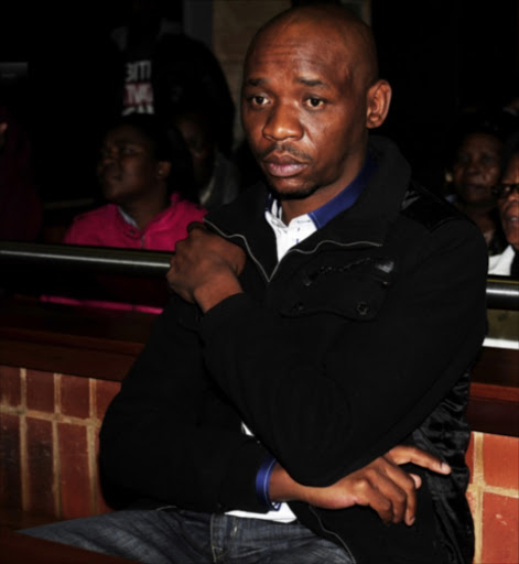 Former Jozi FM DJ Donald Sebolai appears in the South Gauteng High CourtGÇÜ sitting at the Palm Ridge Magistrate's Court on May 11, 2015 in Palm Ridge, South Africa. Sebolai is accused of murdering his girlfriend Rachel "Dolly" Tshabalala after they had a fight at his Soweto flat in June last year. Picture: GALLO IMAGES