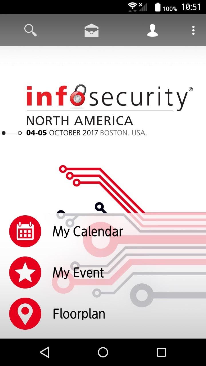 Android application Infosecurity North America screenshort