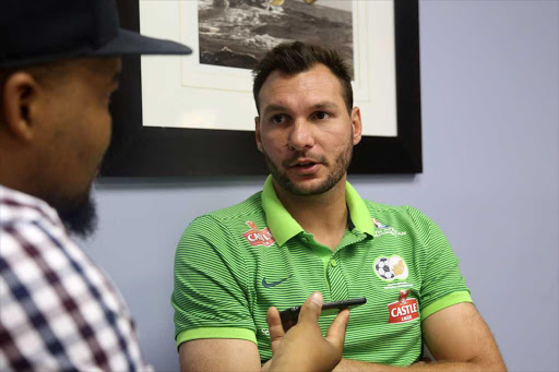 Bafana Bafana goalkeeper Darren Keet. Picture: SIBONGILE NGALWA