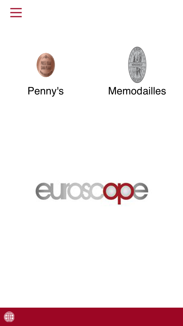 Android application Euroscope Pennys &amp; Memodailles screenshort