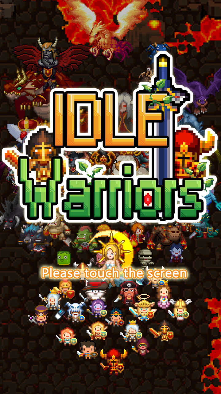 Android application Idle Warriors screenshort