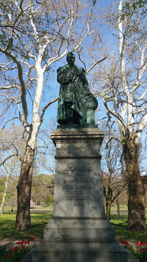 Alexander Von Humboldt statue