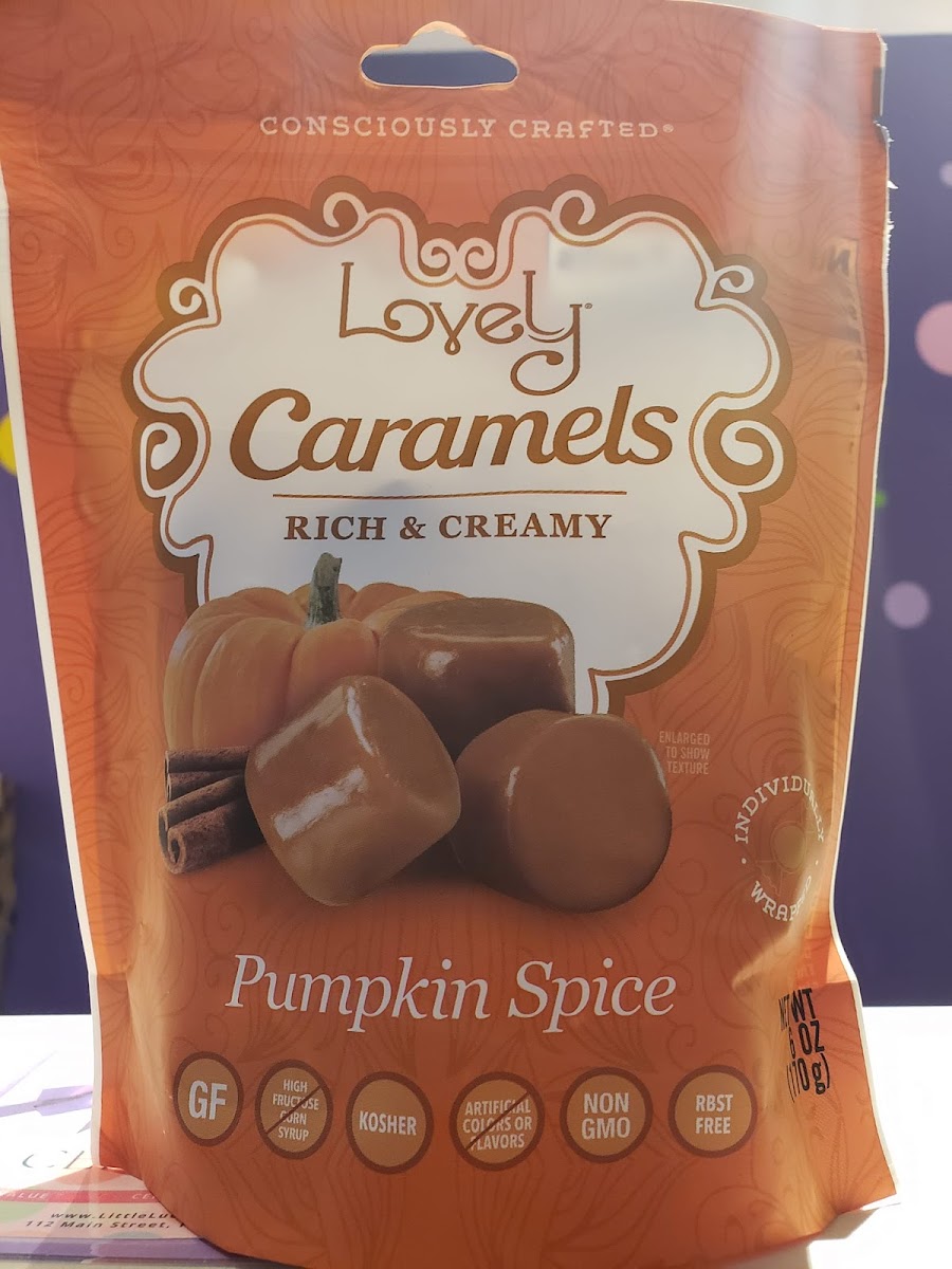 gluten-free caramels