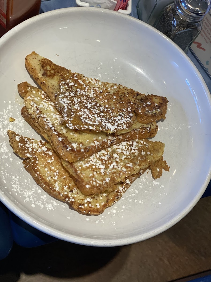 Gluten-Free French Toast at Hannah G's