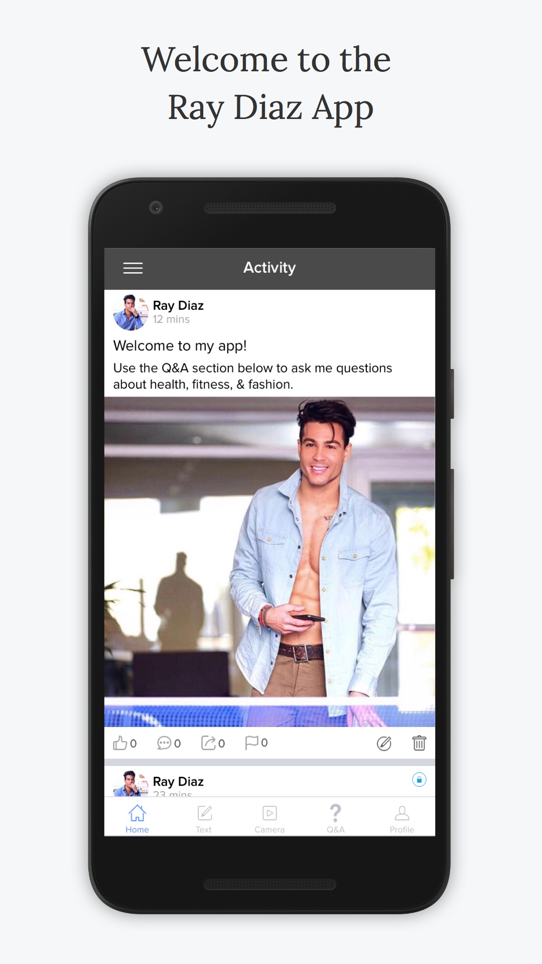 Android application Ray Diaz screenshort