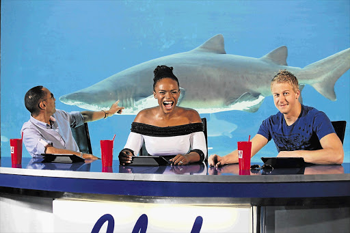 TALENT SHARKS: Idols judges Randall Abrahams, Unathi Msengana and Gareth Cliff