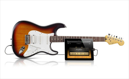 Sold exclusively on the Apple website, the Fender Squire Stratocaster can plug directly into an iPad, iPhone or Mac.