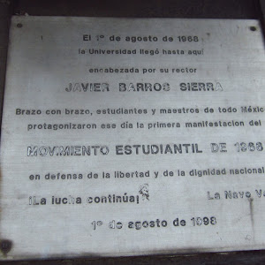 El 1° de agosto de 1968 la Universidad llegó hasta aquí encabezada por su rector JAVIER BARROS SIERRA.Brazo con brazo, estudiantes y maestros de todo México protagonizaron ese día la primera ...