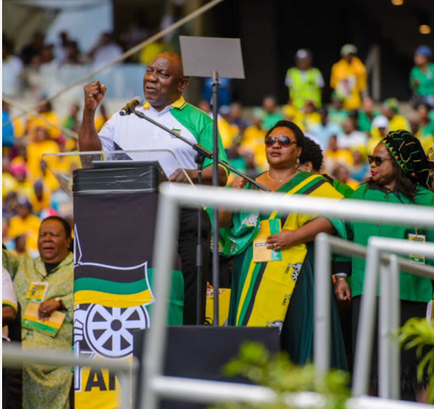 President Cyril Ramaphosa delivered the 2019 election manifesto at the Moses Mabhida Stadium in Durban, KwaZulu-Natal on January 12 2019.