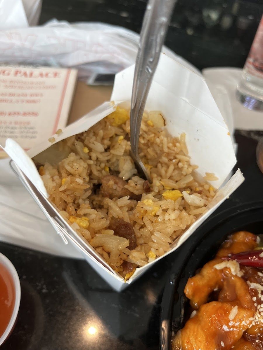 Pork fried rice