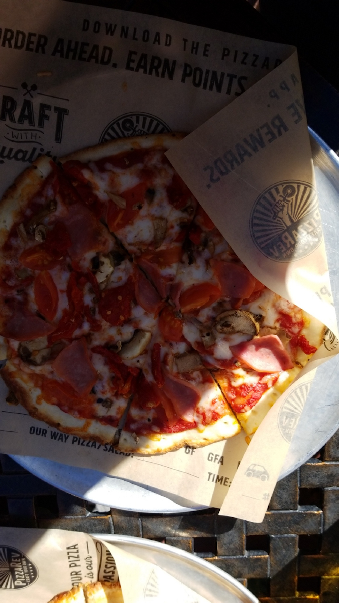 Gluten-Free Pizza at PizzaRev