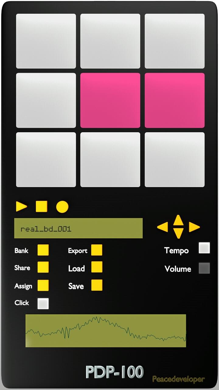 Android application Real Drum Pad Sequencer screenshort