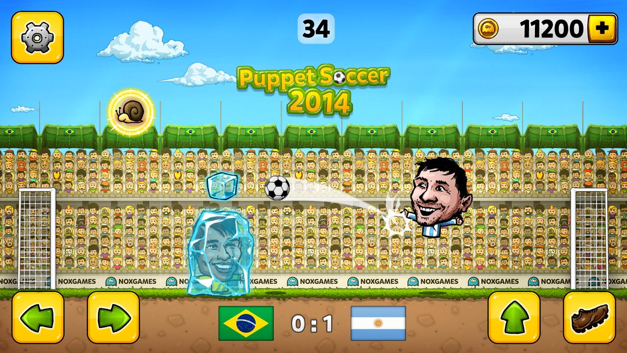 Android application Puppet Soccer - Football screenshort