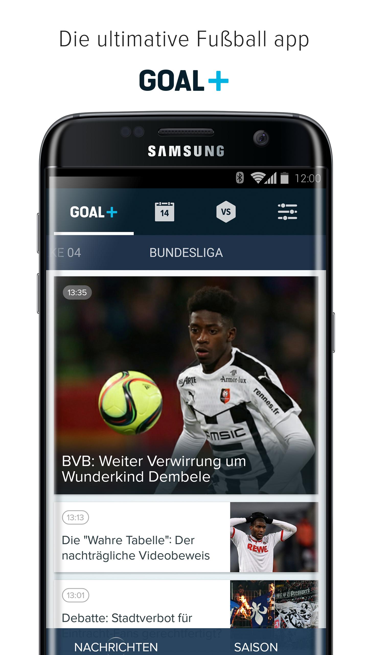 Android application Samsung KICK Football screenshort