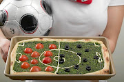 This themed pizza is the perfect snack to serve up during the big game.