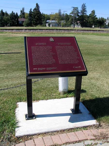 On December 3, 1878, the last spike was driven at this site in Dominion City (Rural Municipality of Franklin) to complete the first railway line built in the Canadian West. Known as the Pembina...