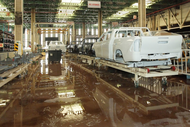When floods hit KwaZulu-Natal in April 2022, Toyota South Africa Motors' Prospecton manufacturing plant was hit by water and mud, causing operations to be suspended.